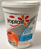 Mängden socker i Yoplait doble cero durazno