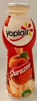 Mängden socker i Yoplait Yoghurt para beber con Durazno
