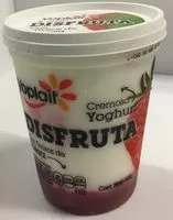 Mängden socker i Yoghurt Disfruta Fresa Yoplait