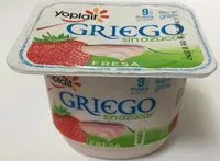 Mängden socker i Yoplait Griego sabor fresa