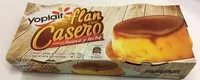 Mängden socker i Flan Casero Yoplait