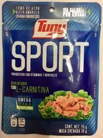 Mängden socker i TUNY SPORT