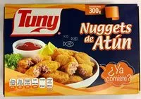 Mängden socker i Nuggets de atún, Tuny,