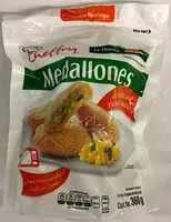 Mängden socker i Medallones de elote con rajas y queso, La Huerta