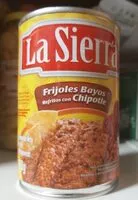 Mängden socker i Frijoles Bayos refritos con chipotle