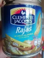 Mängden socker i Rajas de chile jalapeño