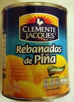 Mängden socker i Rebanadas de piña en almíbar