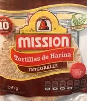 Mängden socker i Tortillas de Harina integrales