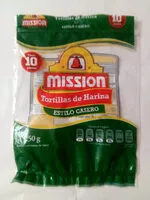 Mängden socker i Tortillas de Harina