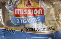 Mängden socker i Tortillas ligeras