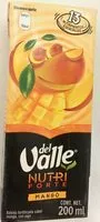 Mängden socker i Del Valle Nutri forte Mango