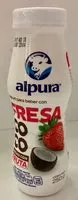 Mängden socker i Alpura Yoghurt para beber con fresa y coco