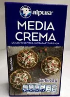Mängden socker i Media Crema Alpura