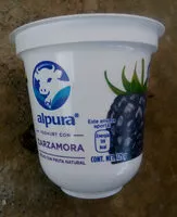 Mängden socker i Yoghurt con zarzamora