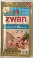 Mängden socker i Pechuga de pavo natural Zwan
