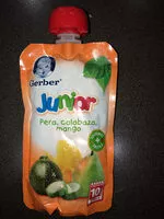 Mängden socker i Junior Pera, Calabaza, Mango