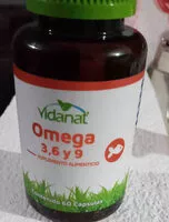 Mängden socker i Omega 3,6 y 9