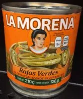 Mängden socker i Rajas verdes La Morena