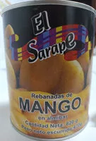Mängden socker i Rebanadas de Mango en Almíbar