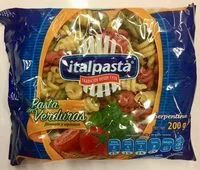 Mängden socker i Italpasta Pasta con Verduras serpentina