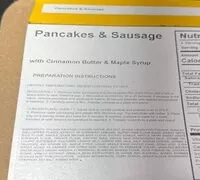 Mängden socker i Pancakes & sausage