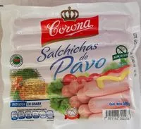Mängden socker i Corona Salchichas de pavo