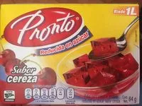 Mängden socker i Gelatina sabor cereza reducida en grasa