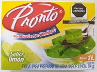 Mängden socker i Pronto sabor limón