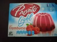 Mängden socker i Pronto Light sabor frambuesa