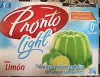 Mängden socker i gelatina pronto