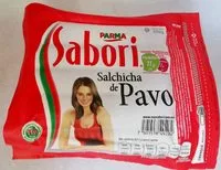 Mängden socker i Sabori salchicha de pavo