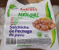 Mängden socker i Salchichas de pechuga de pavo