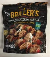 Mängden socker i Cubos de Pechuga de Pollo Griller's