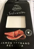 Mängden socker i Jamón Serrano Reserva