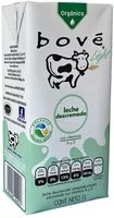 Mängden socker i Leche Bové Orgánica Descremada