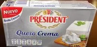 Mängden socker i President Queso Crema
