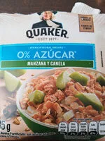 Mängden socker i instante quaker manzana canela