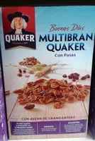 Mängden socker i Multibran con pasas