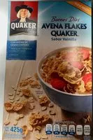 Mängden socker i Avena flakes quaker sabor vainilla
