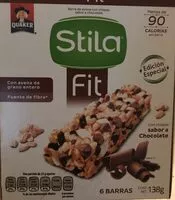 Mängden socker i Quaker Stila Fit Chocolate