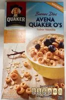 Mängden socker i Avena Quaker O's sabor vainilla