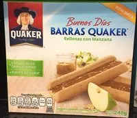 Mängden socker i Barras Quaker rellenas con manzanas