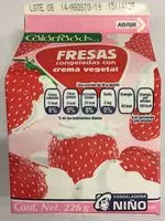 Mängden socker i Fresas Congeladas con crema