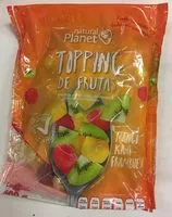 Mängden socker i TOPPING DE FRUTAS