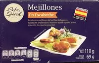 Mängden socker i Mejillones en escabeche