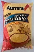 Mängden socker i Queso tipo americano Aurrera