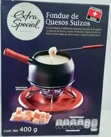 Mängden socker i Fondue de Quesos suizos