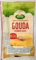 Mängden socker i Queso Gouda Ten cheese slices
