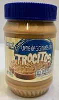 Mängden socker i Crema de cacahuate con trocitos