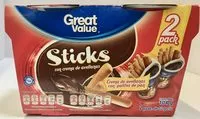 Mängden socker i Sticks con crema de avellanas